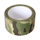 Roll of camouflage tape on a white background