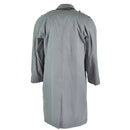 Genuine Austrian army coat trenchcoat military issue long grey jacket - GoMilitar