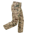 Leo Kohler military tactical field pants in Tropentarn desert camo with multiple cargo pockets and reinforced stitching