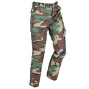 Mil-Tec U.S. Army style woodland camouflage ripstop BDU cargo pants designed for durability and outdoor use