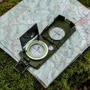 MIL-TEC Military Prismatic Compass Aluminum Precise Navigation Tool Olive