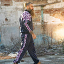 Original French Military school sports 90s pants retro hiking striped sweatpants - GoMilitar