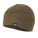 Brown PENTAGON Oros fleece watch hat beanie, lightweight and warm for outdoor winter activities.