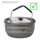 Trangia hiking aluminum ultralight stove set burner kit cooking backpacking - GoMilitar