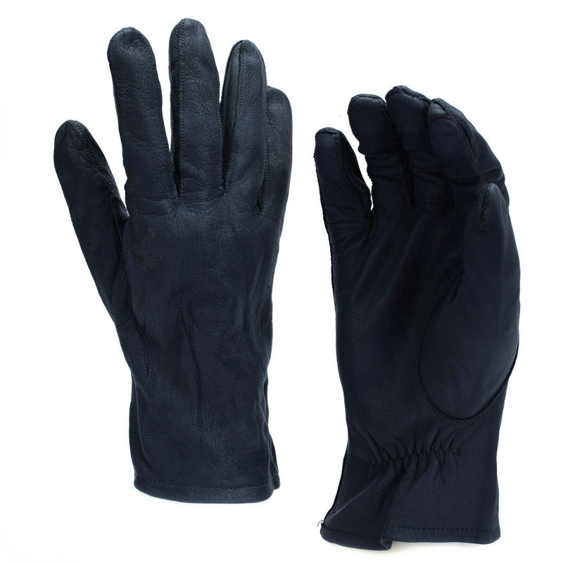 Original German army gloves. BW issued military gloves genuine leather grey