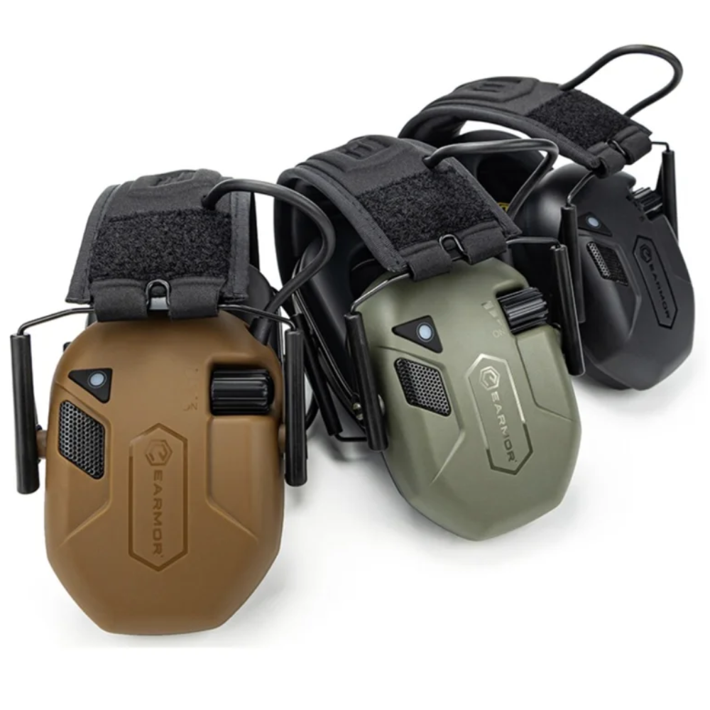 EARMOR M300T Electronic Hearing Protector Bluetooth 22dB NRR Coyote Brown