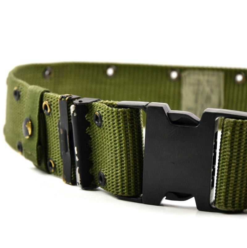 Original U.S army webbing system web suspenders belt LC-2 military pistol green