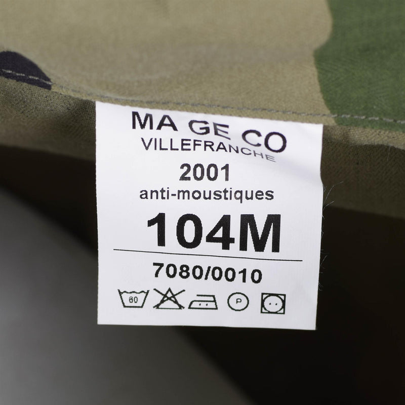 Genuine French army F2 combat jacket fatigue CE camo military-issue surplus NEW