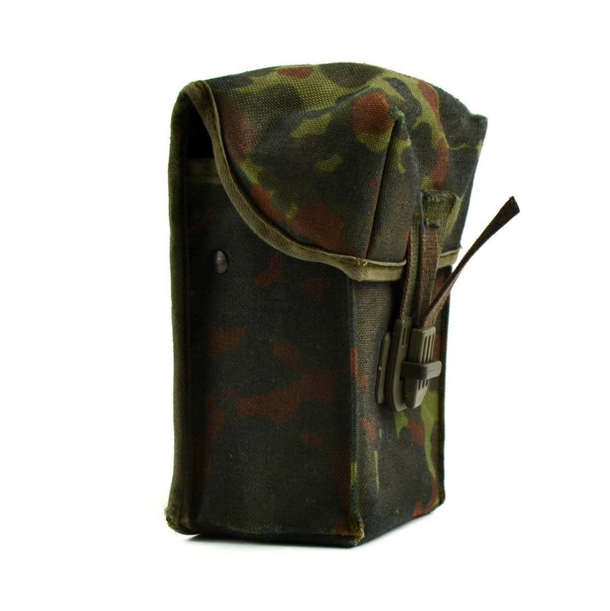 Original German Army Bundeswehr Flecktarn Utility Pouch Belt Bag Camo