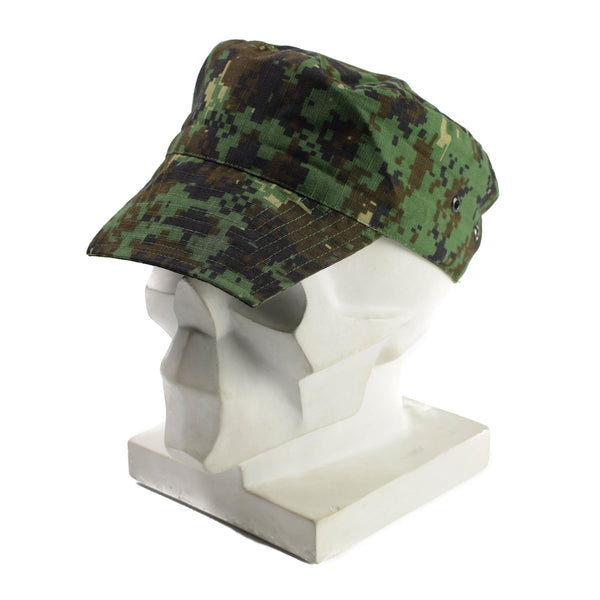 Genuine Guinea Bissau army cap ripstop jungle camouflage military issue hat new
