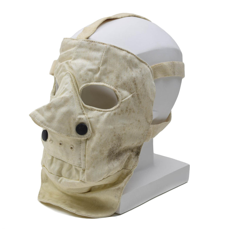 Genuine cold weather creepy facemask para-aramid adjustable creepy white cosplay