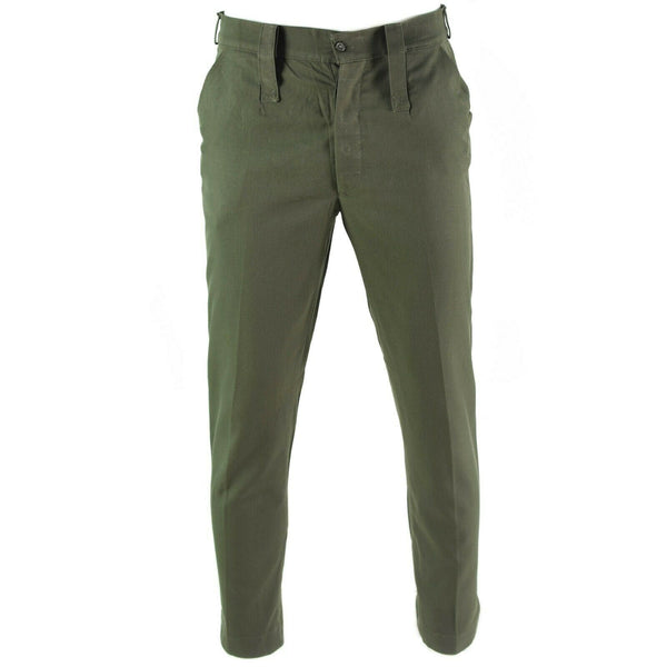 Original Portuguese army field combat pants olive green military pants Portugal