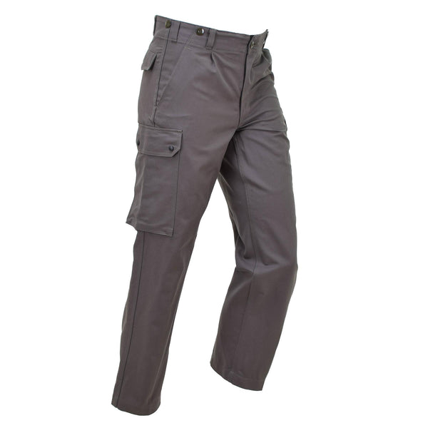 Leo Kohler field pants combat military troops cargo trousers cotton solid olive