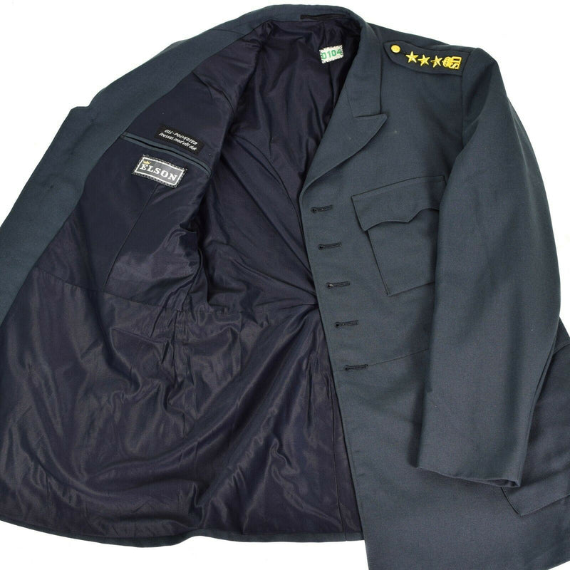 Genuine Swedish army infantry blue parade uniform Sweden military dress jacket