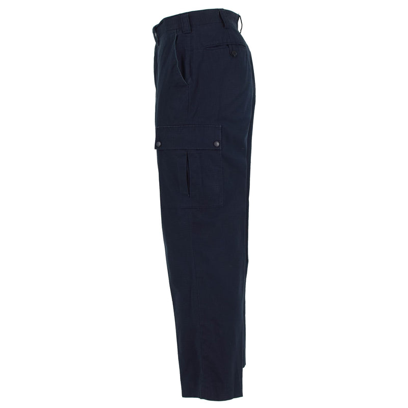 Original British police pants blue ripstop durable uniform trousers surplus