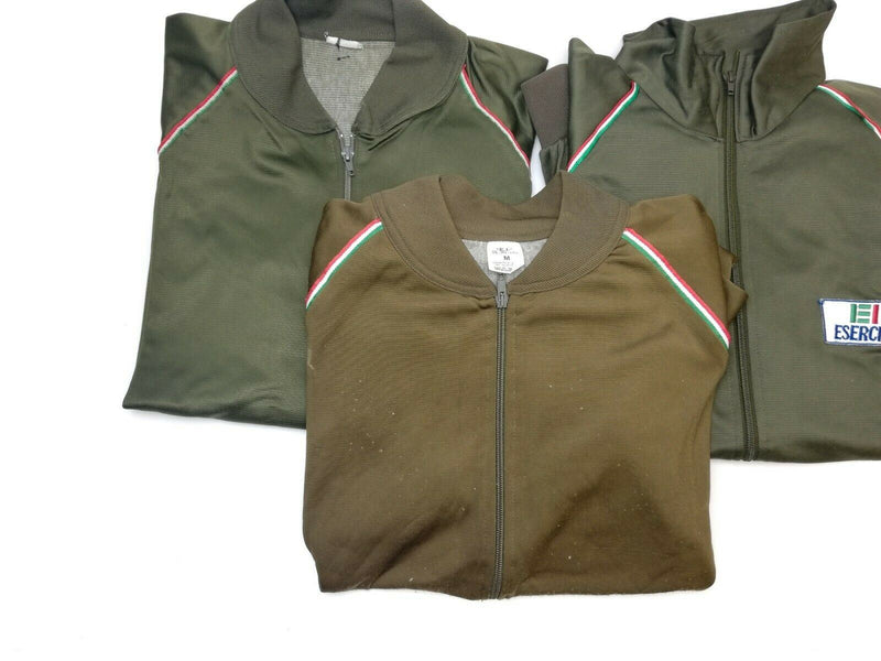 Genuine Italian Army Training Tracksuit Top Jacket Military Sports Vintage