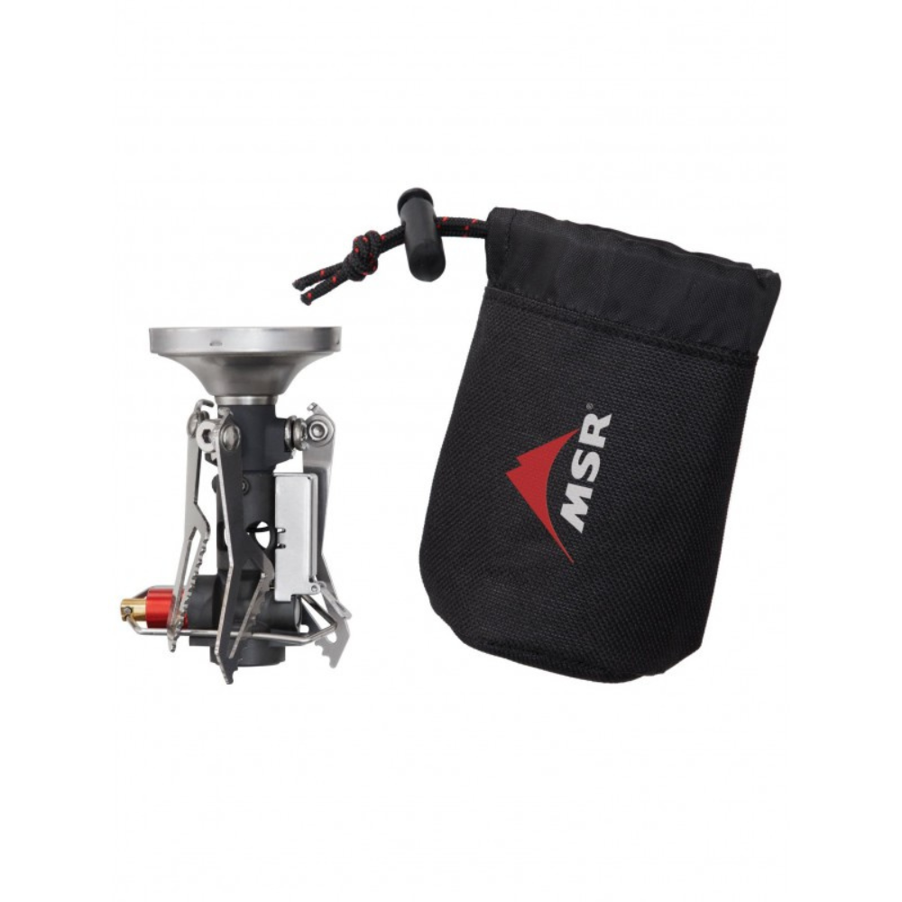 MSR PocketRocket Deluxe Gas Stove Piezo Ignition Ultralight Camping Hiking