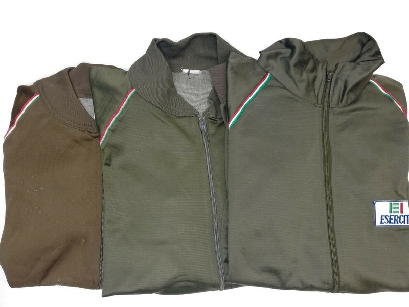 Genuine Italian Army Training Tracksuit Top Jacket Military Sports Vintage
