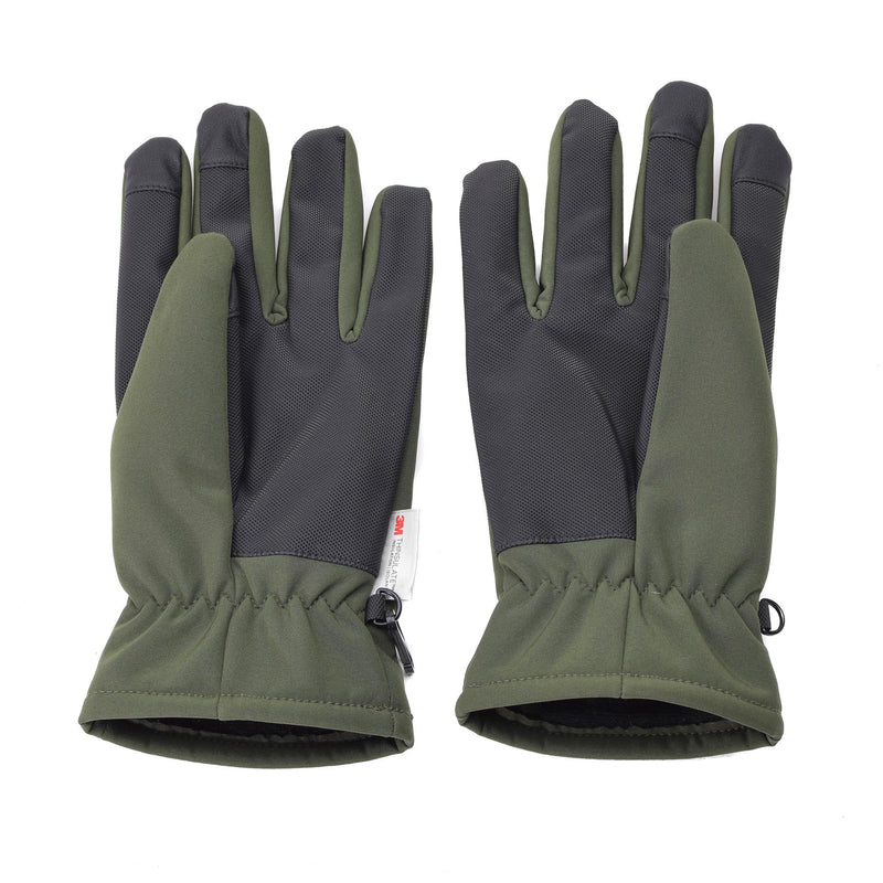 Mil-Tec Gloves Softshell THINSULATE™ lining Olive Winter Mens OD green military