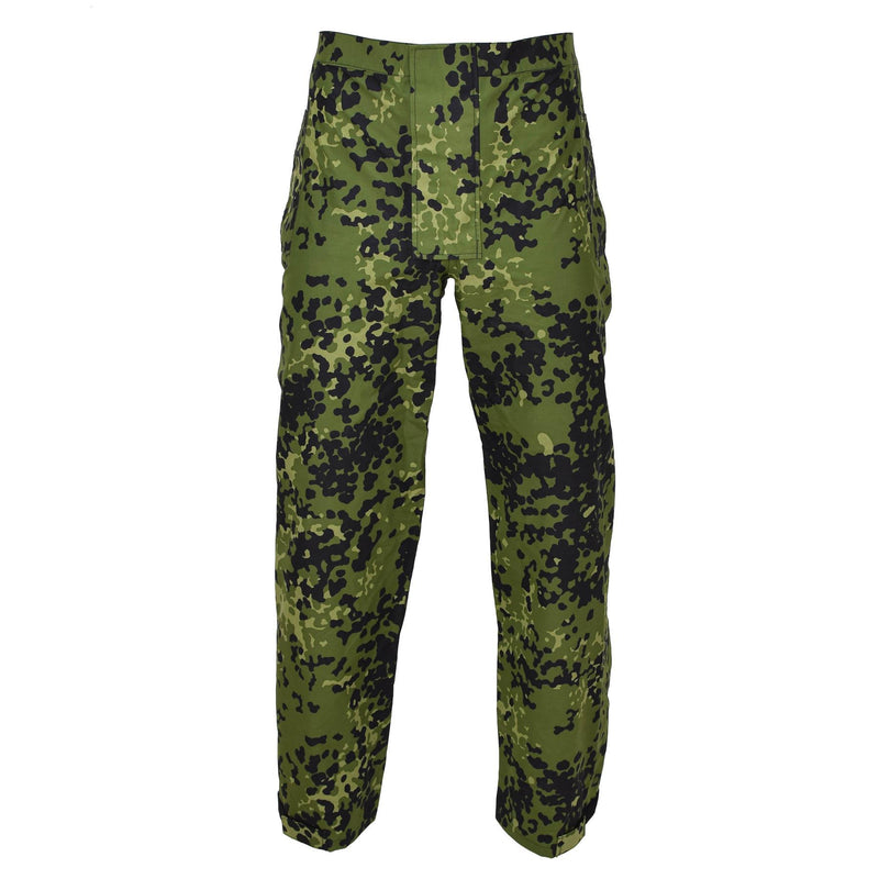 Original Danish military M84 camo rain pants waterproof field combat trousers