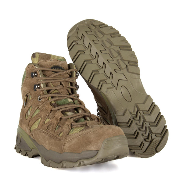 Teesar SQUAD MULTICAM side zipped boots camping hiking trekking combat footwear