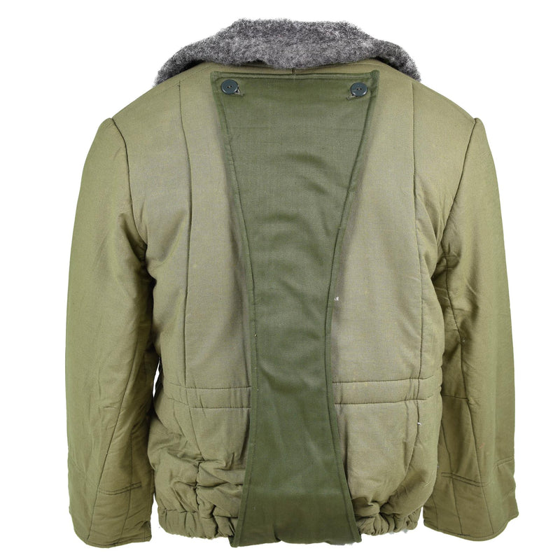Genuine Hungarian army quilted jacket M65 fur collar Warm winter warm parka NEW