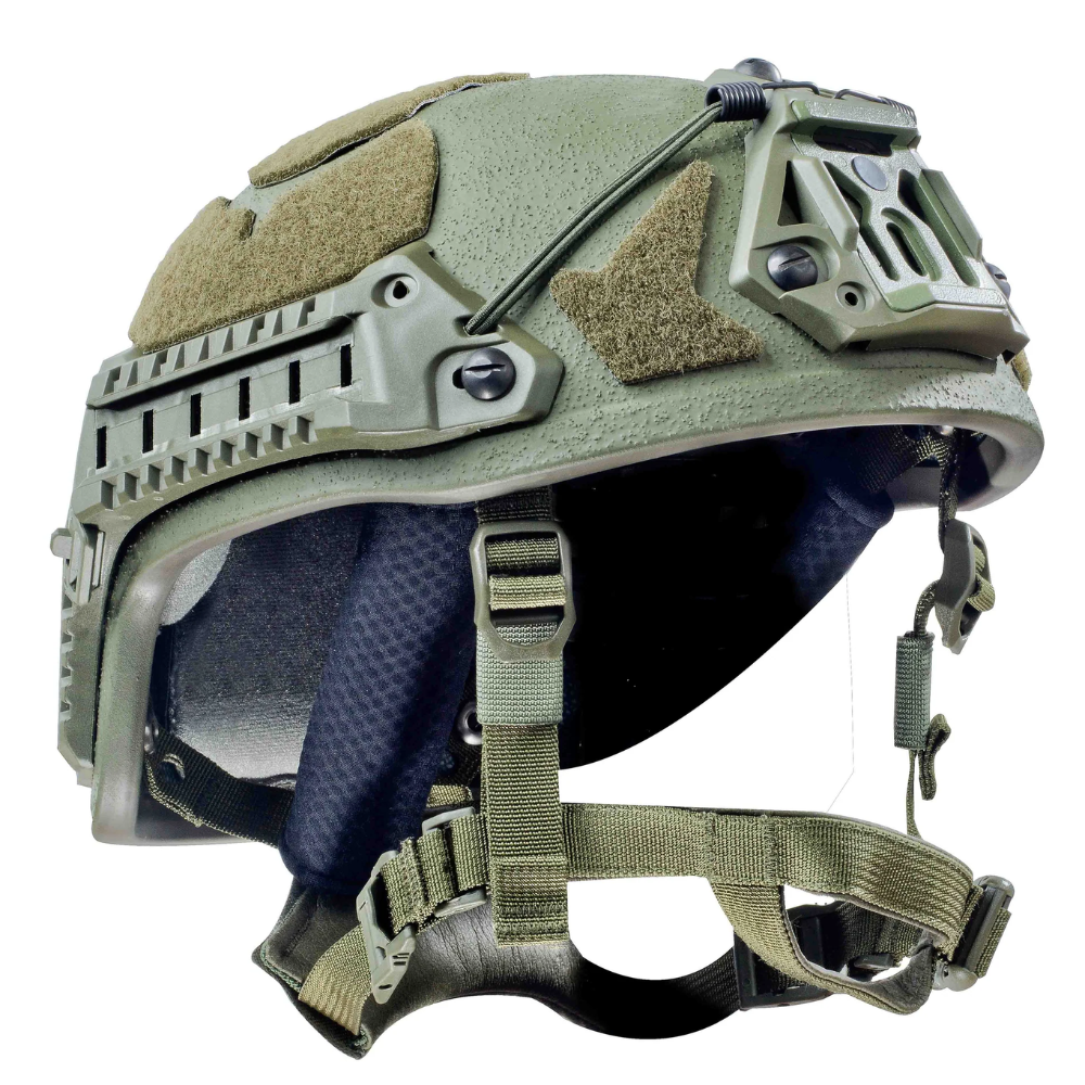 Šestan-Busch BK-ACH-HC Modern Ballistic Helmet High Cut Level IIIA Side Rails