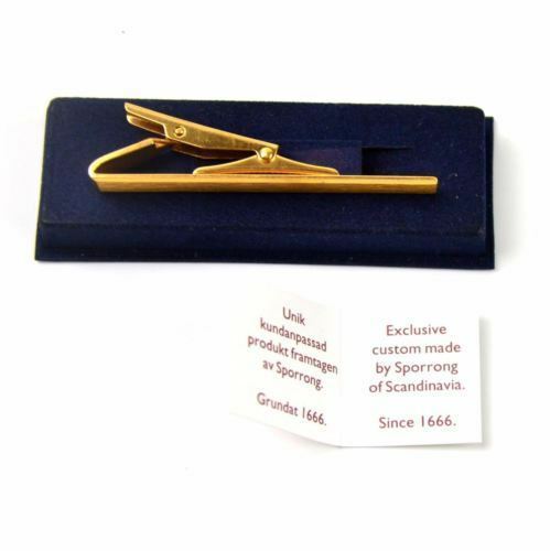 Original Scandinavia Sporrong brand tie clip sweden army air forces uniform