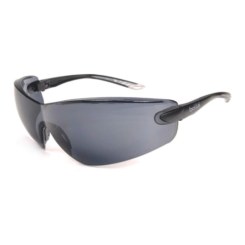 Bolle COBRA Wraparound Safety Glasses Smoke Lens Lightweight UV Protection