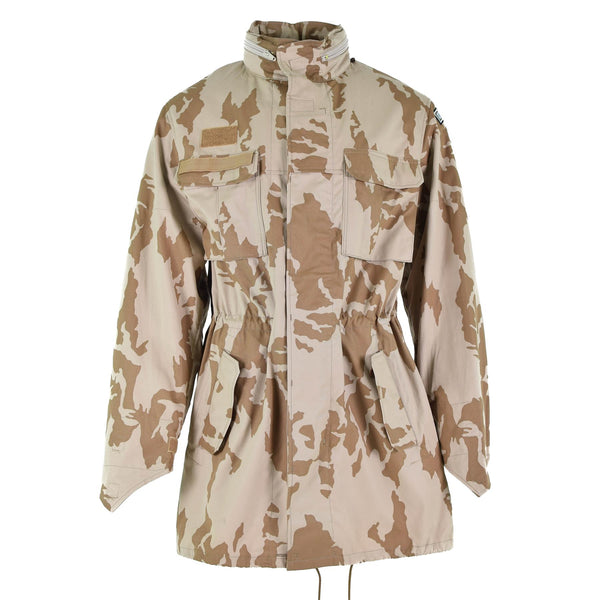 Original Czech army parka windproof jacket BDU desert camo military surplus NEW