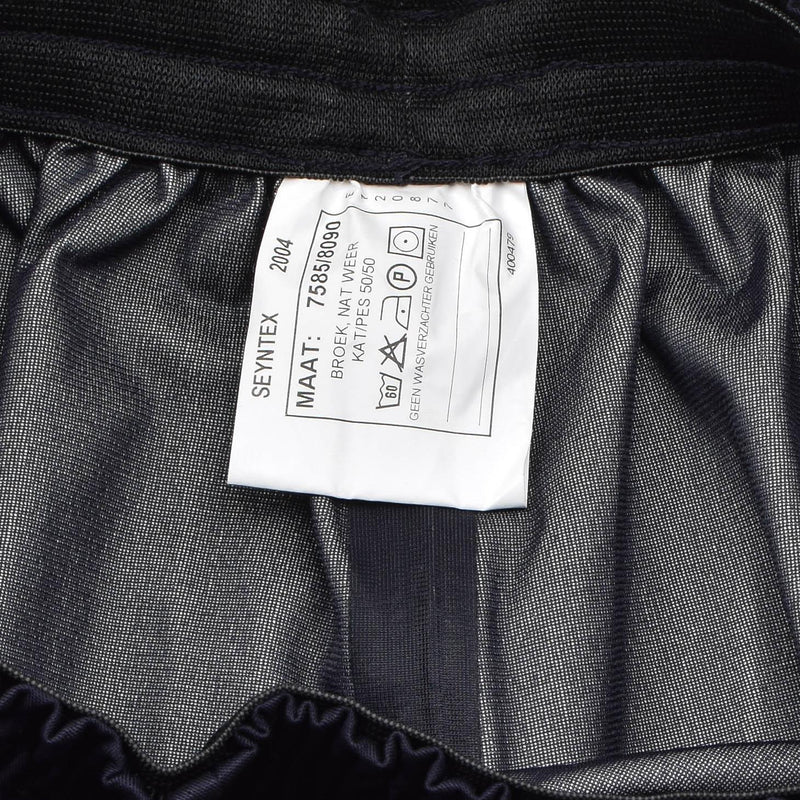 Genuine Dutch army rain pants Gore-Tex waterproof outdoor wet weather trousers