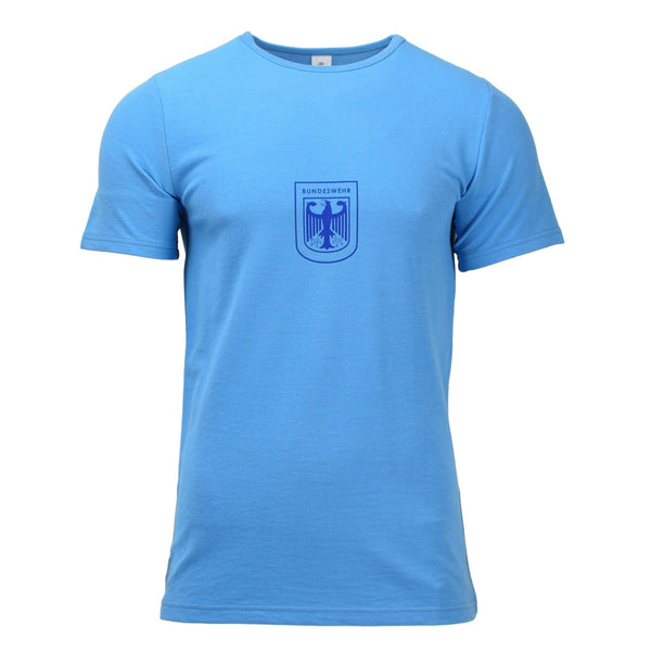Leo Kohler army sport T-shirt short sleeve lightweight BW eagle shirts blue