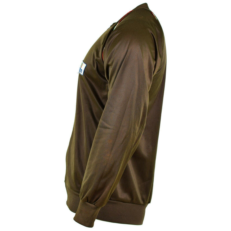Genuine Italian Army Training Tracksuit Top Jacket Military Sports Vintage