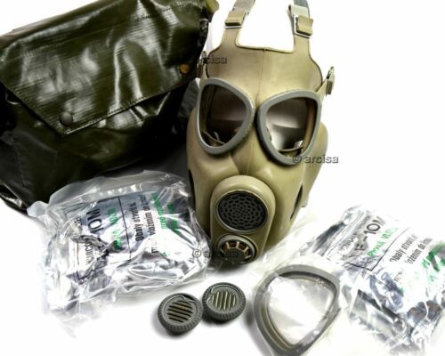 Czech Czechoslovakian army military Gas Mask M-10. New full set. CZ gas mask M10