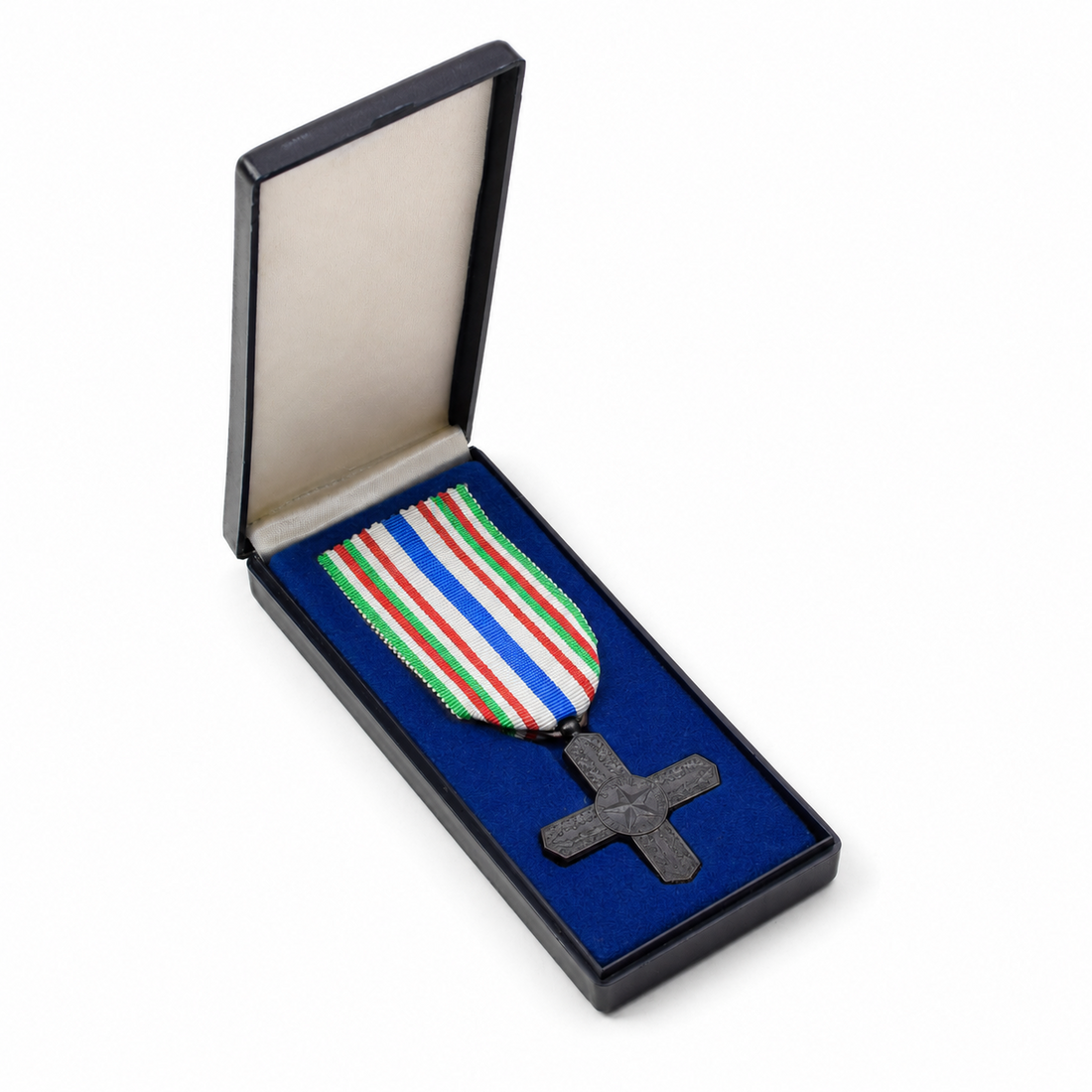 Original Italian Vitttorio Medal Case WWI Veteran Commemorative Collectible