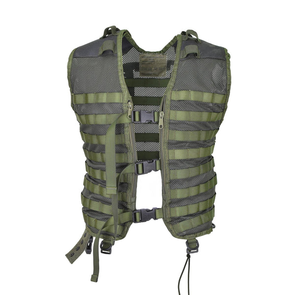 Original Dutch Military vest only green tactical combat reinforced shoulders