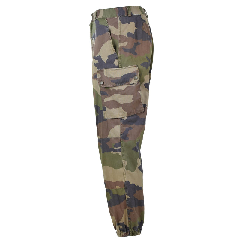 GENUINE FRENCH ARMY COMBAT PANTS F2 MILITARY CCE CAMO CARGO FIELD TROUSERS