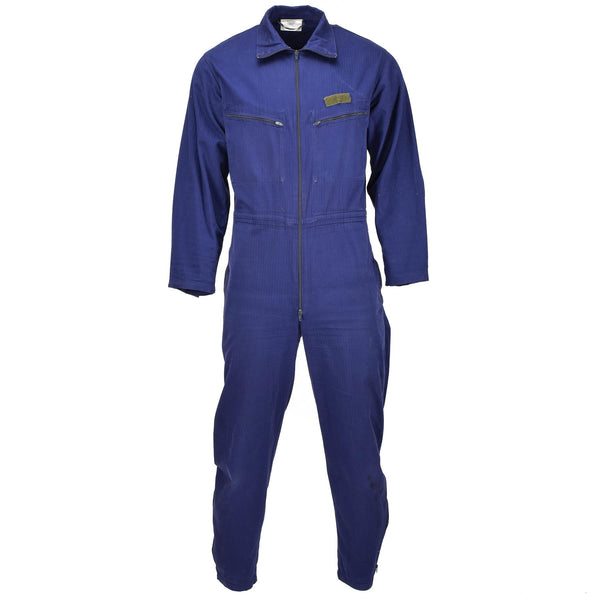 Original Germany Military coverall navy work uniform army blue workwear jumpsuit