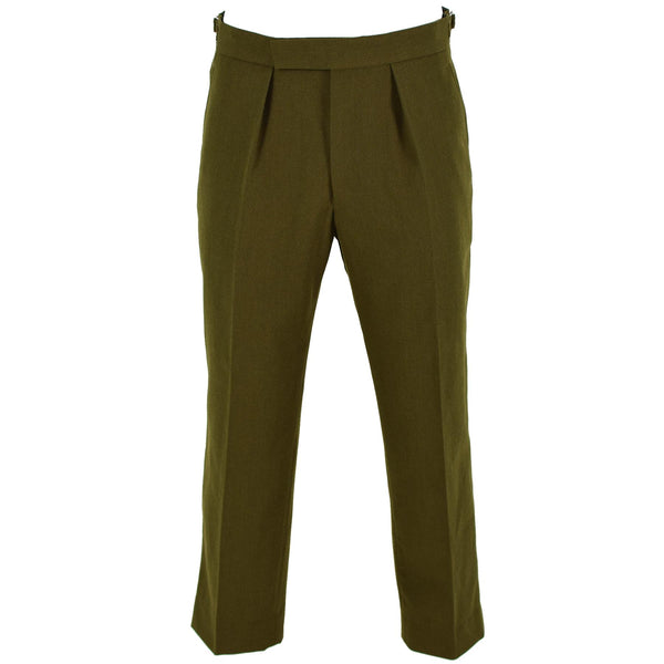 Original British army official uniform pants OD parade trousers military issue