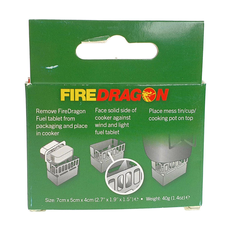 BCB FireDragon Mini Cooker MK2 outdoor robust aluminum camping hiking stove