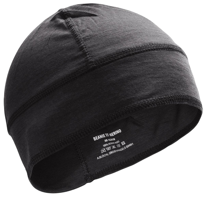 Blochl Brand Military style beanie merino wool breathable watch hat black NEW