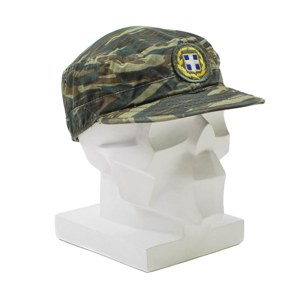 Original Greek army field troops cap lizard camo lightweight military summer cap