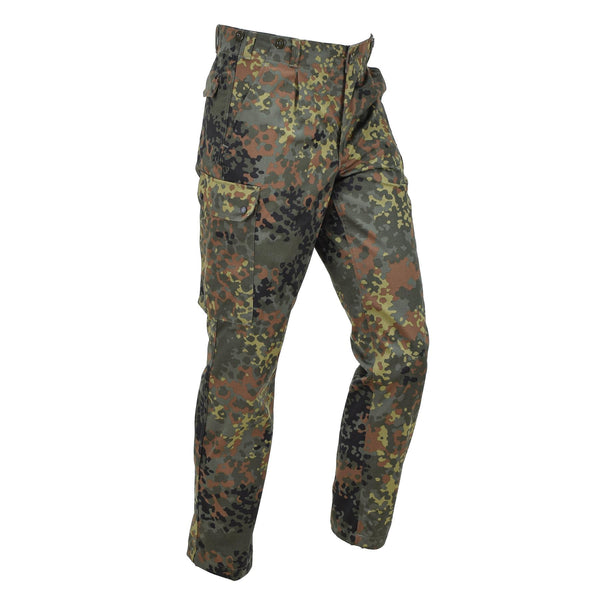 Leo Kohler activewear pants lightweight tactical airsoft trousers flecktarn camo