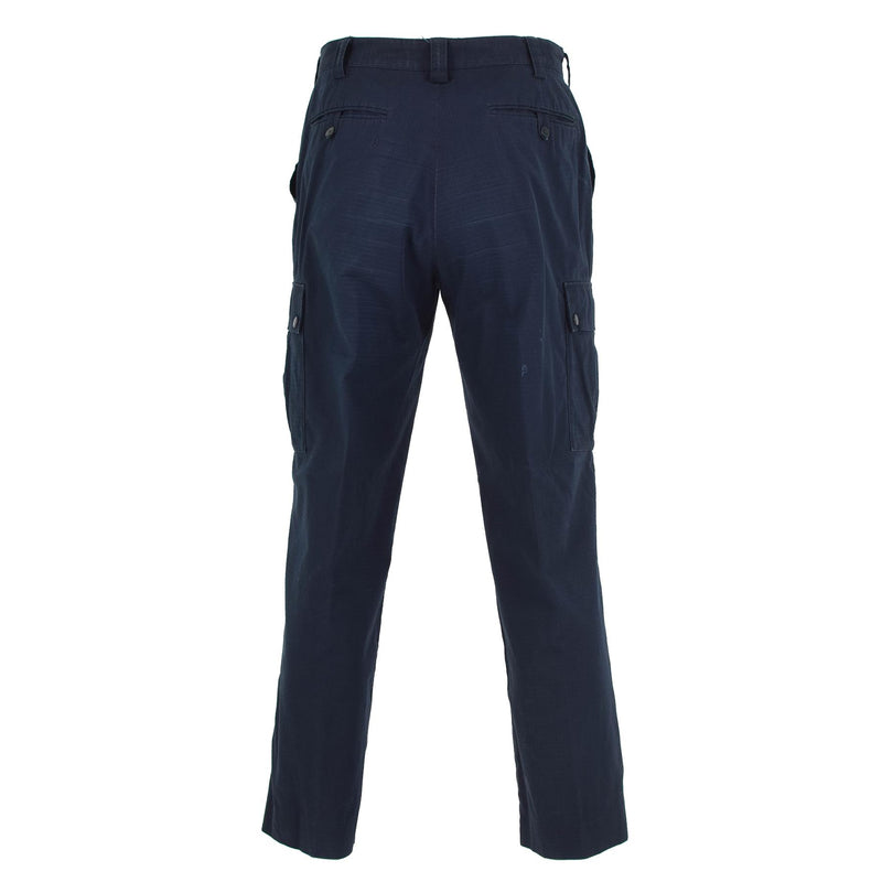 Original British police pants blue ripstop durable uniform trousers surplus