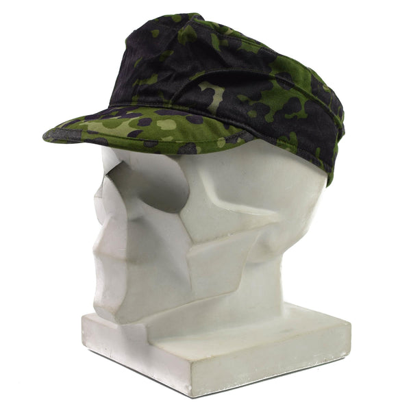 Genuine Danish Army field cap Military M84 Flecktarn Camo jungle summer hat