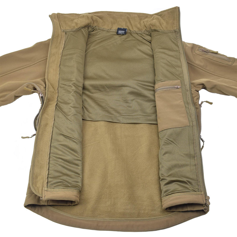 MIL-TEC Military style SCU14 jacket hiking activewear hooded outdoor Dark Coyote