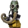 Original Soviet GP-4 Gas Mask 1960s Vintage Military Surplus Kit Grey Rubber