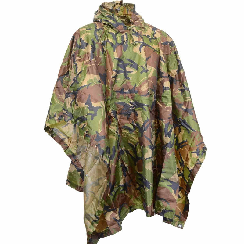 Genuine Dutch poncho tent shelter DPM camouflage waterproof ripstop material NEW