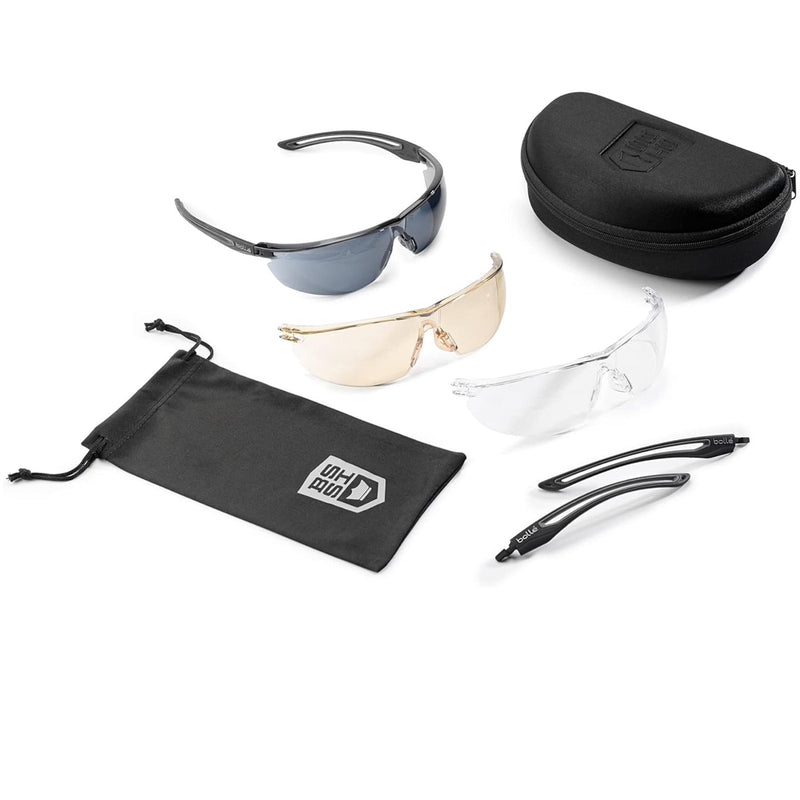 Bolle Ballistic Spectacles Gunfire 2.0 Goggles rimless polycarbonate sunglasses
