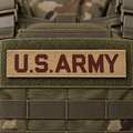 Original U.S. Military Chest Tape Patch Insignia Collectible Army Surplus Khaki